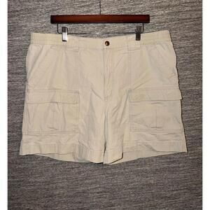 Vintage Royal Robbins Billy Goat Cargo Shorts Mens 38 Khaki Canvas Gorpcore 90s